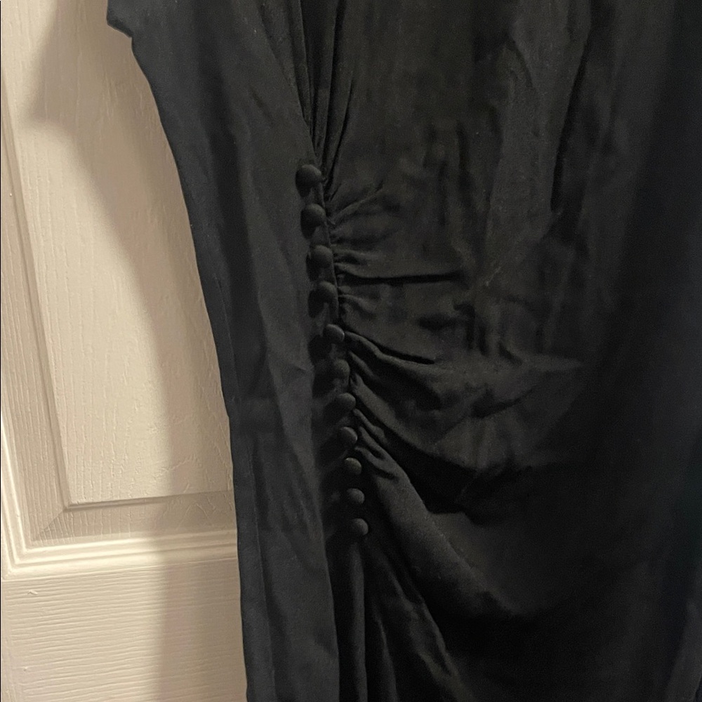 Reformation Classic Black Mini Dress - Picture 3 of 4